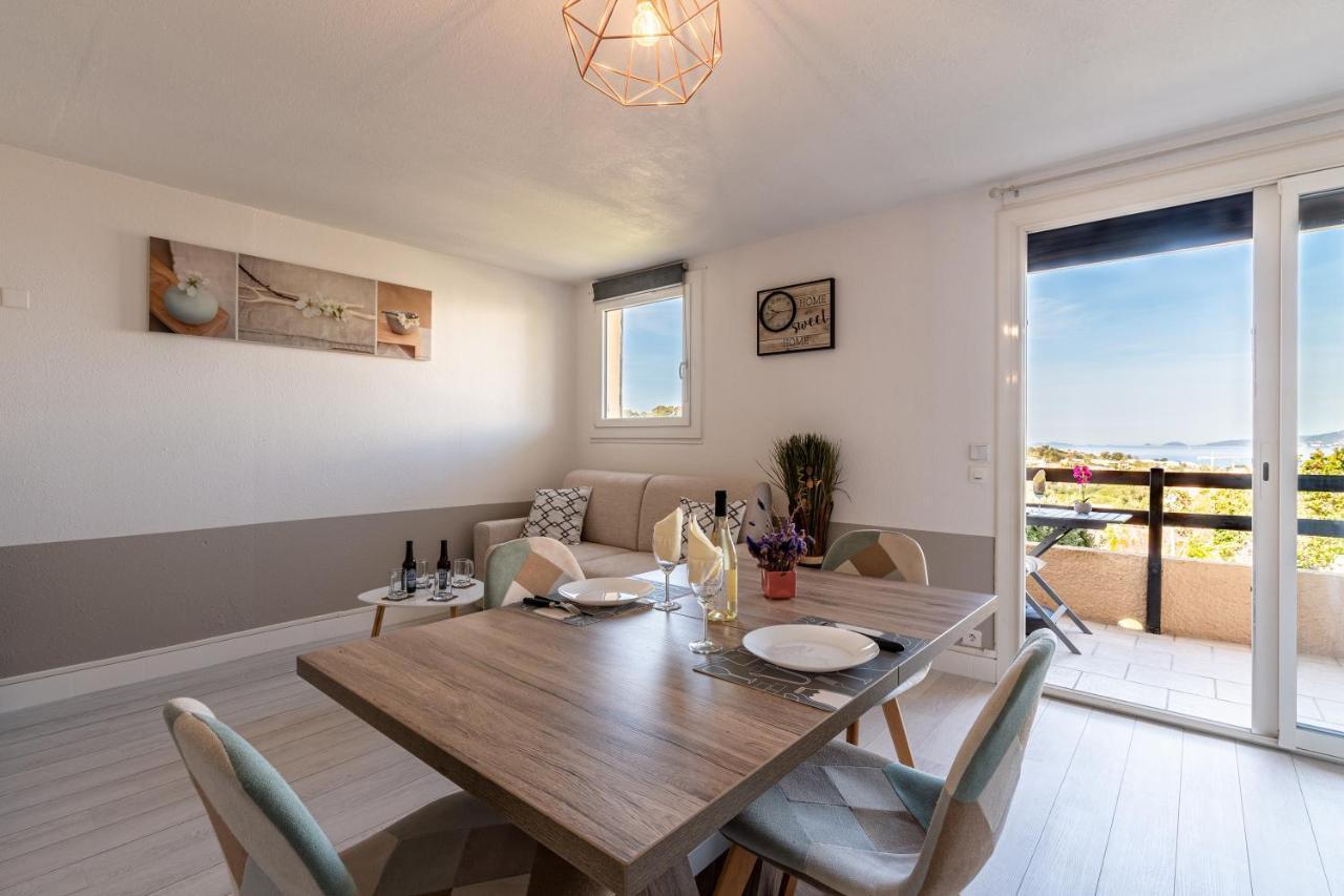 Kallistea - Appartement Avec Vue Mer ปอร์ติชโช ภายนอก รูปภาพ